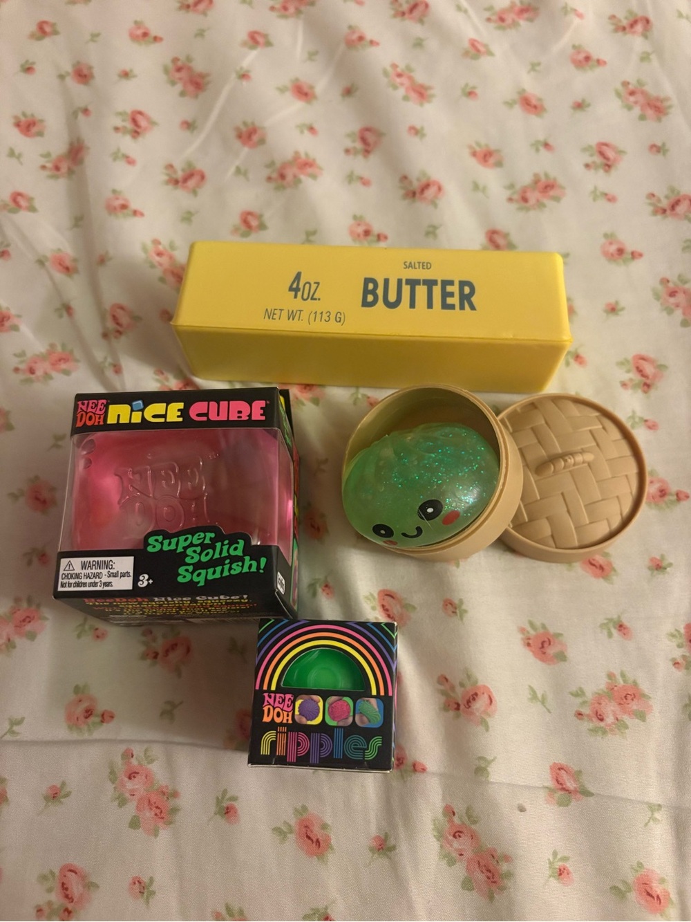 Squishy Bundle (needohs, mini dumpling, foam butter) read description